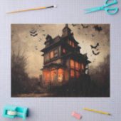 家幽霊のよく出ると生飛んでいるき物の分離 薄葉紙 (クラフト)