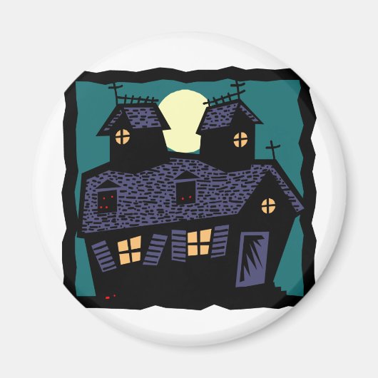 家幽霊のよく出るに泊まる マグネット (正面)