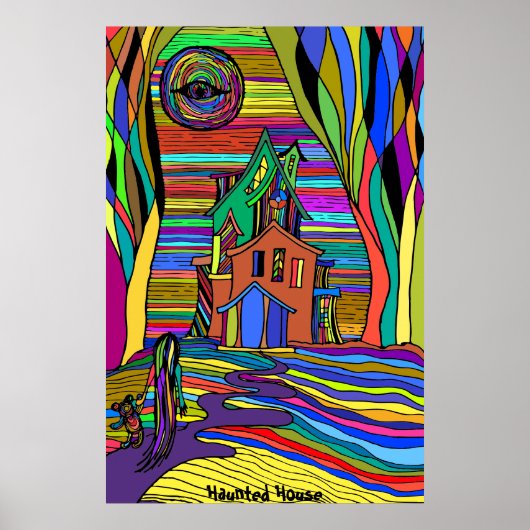 家幽霊のよく出るのポスター ポスター (正面)