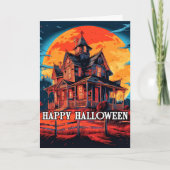 家幽霊のよく出るの月の下 カード (正面)