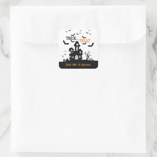 家幽霊のよく出るは一つ取るもしあえてキャンディのロットバッグ スクエアシール (バッグ)