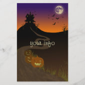 家幽霊のよく出るカボチャ チラシ (裏面)