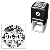 家幽霊のよく出るスカルクロスボーン名住所 セルフインキングスタンプ (インサイチュ)