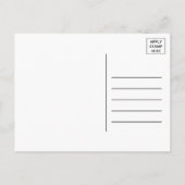 家幽霊のよく出るハッピーハローウィン葉書 インビテーションポストカード (裏面)