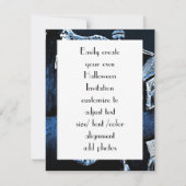 家幽霊のよく出るハローウィンパーティ 招待状 (裏面)