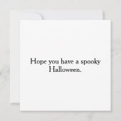 家幽霊のよく出る屋 |ハッピーハローウィン カード (裏面)