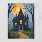 家幽霊のよく出る屋 | ハロウィ不気味ン シーズンポストカード (正面)