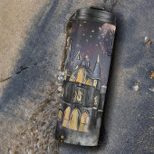 家幽霊のよく出る屋 |不気味満月の木とこうもり タンブラー