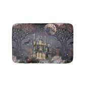 家幽霊のよく出る屋 |不気味満月の木とこうもり バスマット (正面)