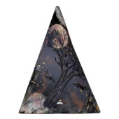 家幽霊のよく出る屋 |不気味満月の木とこうもり パーティーハット (右)