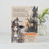 家幽霊のよく出る屋 | Witchハロウィーン詩招待状 案内状 (スタンド正面)