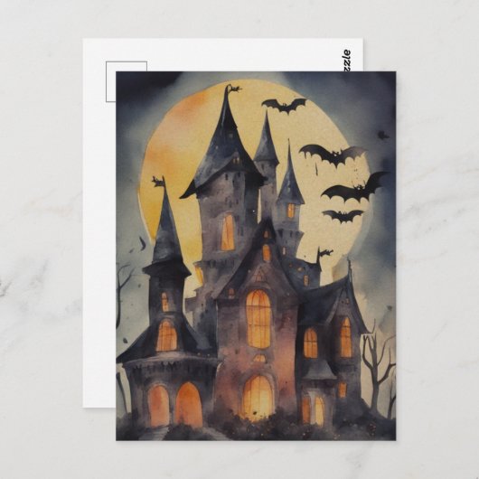 家幽霊のよく出る水の色 ポストカード (正面/裏面)