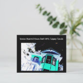 家幽霊のよく出る葉書（カルガリー，カナダ） ポストカード (スタンド正面)