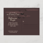 家幽霊のよく出る インビテーションポストカード (裏面)