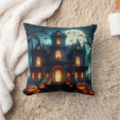 家幽霊のよく出る クッション (ブランケット)