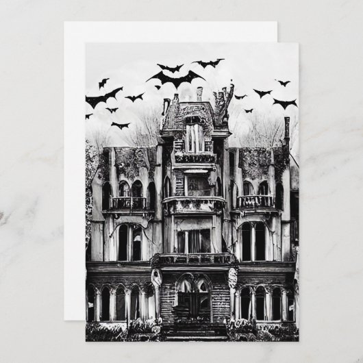 家幽霊のよく出る シーズンカード (正面/裏面)