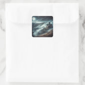 家幽霊のよく出る スクエアシール (バッグ)