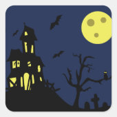 家幽霊のよく出る スクエアシール (正面)