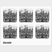 家幽霊のよく出る スクエアシール (シート)