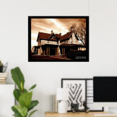 家幽霊のよく出る ポスター (ホームオフィス)