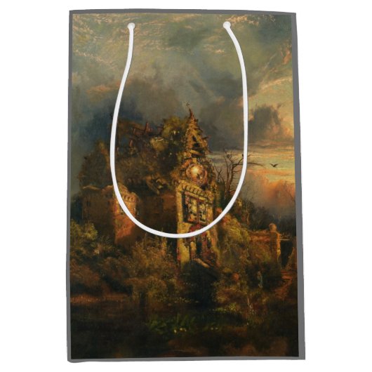 家幽霊のよく出る ミディアムペーパーバッグ (正面)