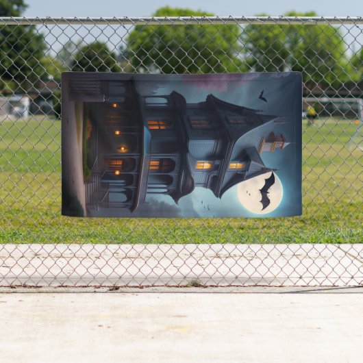 家幽霊のよく出る 横断幕 (インサイチュ)