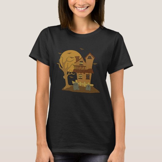 家幽霊のよく出る Tシャツ (正面)