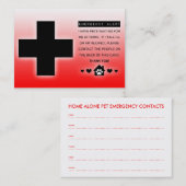 家庭だけのペット 名刺 (正面/裏面)