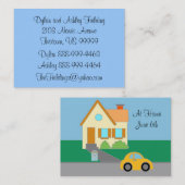 家庭で住所 コーリングカード (正面/裏面)