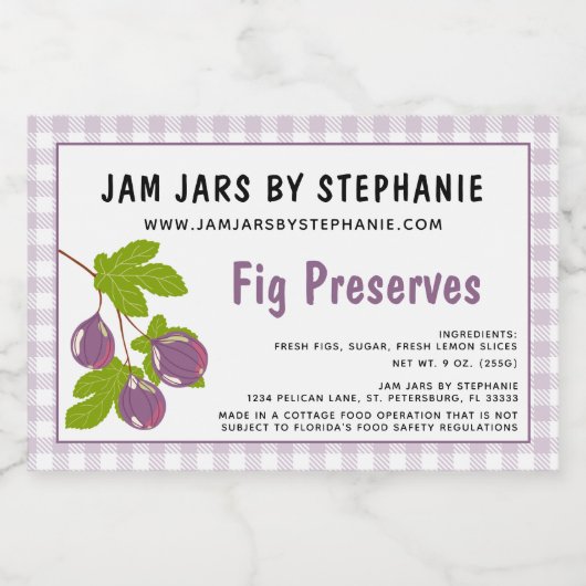 家庭で作られた食品の表示ラベル 果物の保存料 フードラベル (シングルラベル)