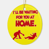 家庭で待っています セラミックオーナメント (左)