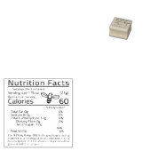 家庭で編集はちみつ栄養サービングサイ空白のズ ラバースタンプ (押印)