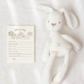 家庭で育ったかわいこちゃん赤ちゃんシャワーの願いベビー エンクロージャーカード