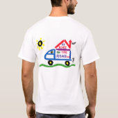 家庭で道で Tシャツ (裏面)