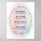 家庭と家族のための恵み ポスター (正面)