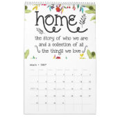 家庭と家族 カレンダー (3月 2027)