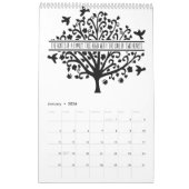 家庭と家族 カレンダー (1月 2026)