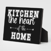 家庭のハートを台所にする フォトプラーク (側面)