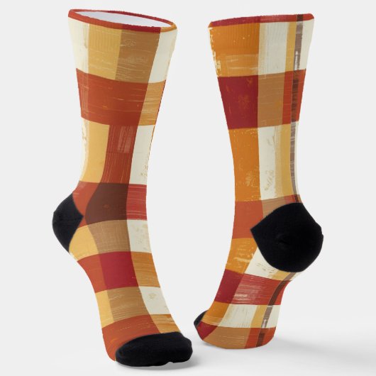 家庭のパッチワーク ソックス (傾斜あり)