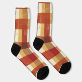 家庭のパッチワーク ソックス (右)
