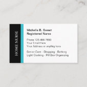 家庭の健康の年長の心配 名刺 (正面)