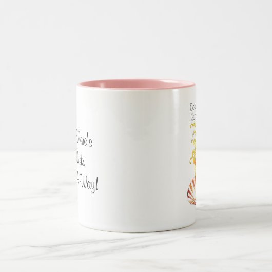 "家庭の女神" -キス調理師!ツートーンコーヒー ツートーンマグカップ (中央)