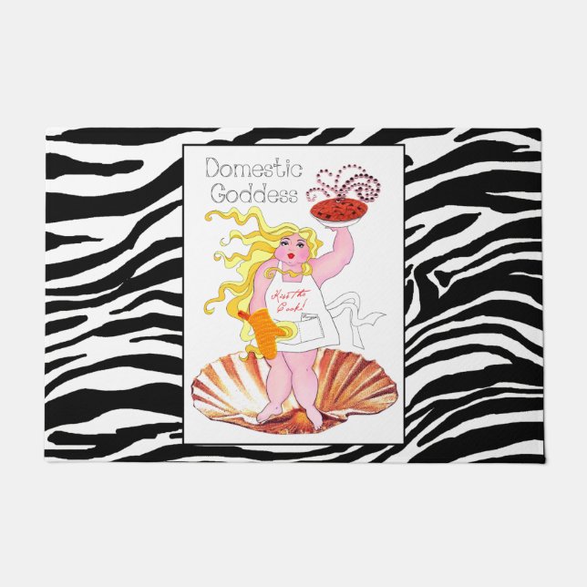 "家庭の女神" -キス調理師! ドアマット (正面)