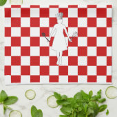 家庭の女神 キッチンタオル (折り畳み)