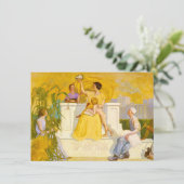 『家庭の崇拝』（Grant Wood）、 エンクロージャーカード (スタンド正面)