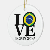 家庭の愛のために,フロリアノポリス セラミックオーナメント (左)