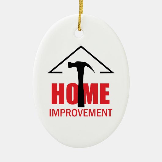 家庭の改善 セラミックオーナメント (正面)