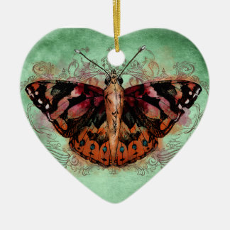 家庭の色彩の鮮やかな女性 セラミックオーナメント