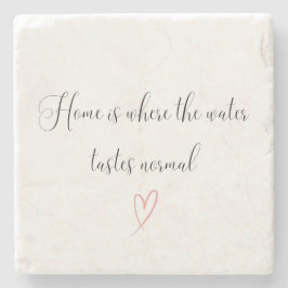 家庭は水の味が普通の場所 ストーンコースター