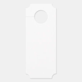 家庭またはチケット用の小型ドアハンガー ドアノブサイン